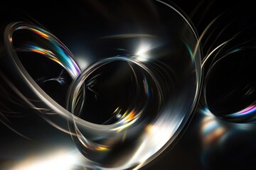 Poster - Creating ethereal reflections with glass lenses in a darkened studio environment