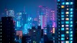 © SHIGERU-WORKS - urban landscape at night in Japan