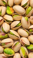 Aufkleber - A collection of peanuts in their shells, some opened to reveal the nut inside.