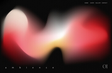 Wall Mural - vector mesh gradient background in soft pastel colors. red and white abstract fluid wave ambience mo