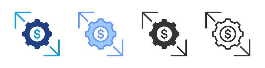 Poster - Expansion icon set multiple style collection