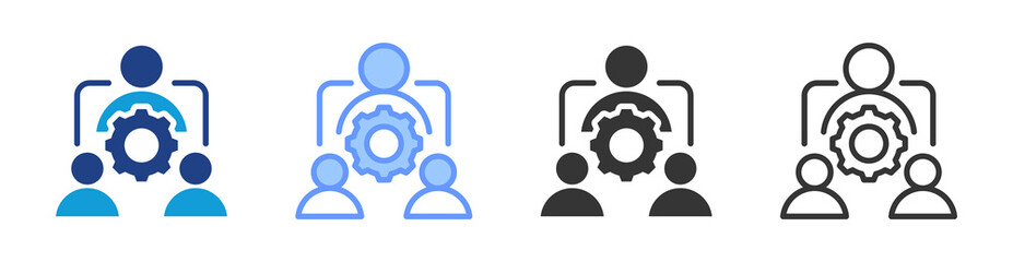 Aufkleber - Team icon set multiple style collection