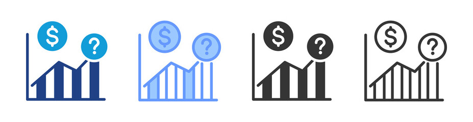 Aufkleber - Forecast icon set multiple style collection