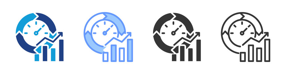 Poster - Sensitivity Analysis icon set multiple style collection