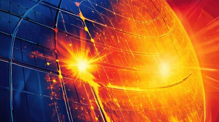Poster - Visualization of solar irradiance maps used for positioning panels in high-efficiency zones