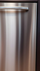 Wall Mural - stainless steel dishwasher in a kitchen