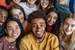 © CojanAI - large mixed group of multicultural people