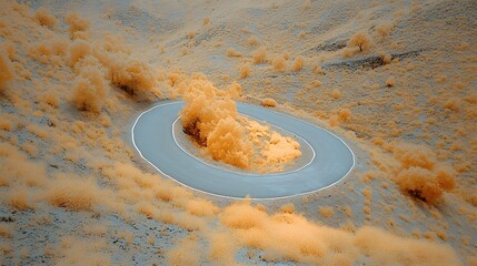 Poster - Aerial infrared image highlighting the natural geothermal activity and heat dissipation through the arid textured terrain of an underground geothermal site