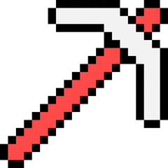 Poster - Game Icon Pixel Style Element Set