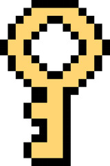 Poster - Game Icon Pixel Style Element Set