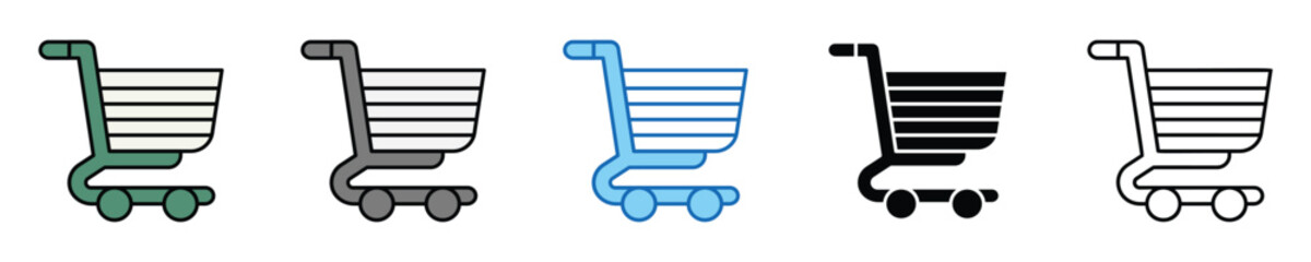 Poster - Commerce Icons Set – Editable Vector Icons in Multiple Styles