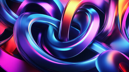 Poster - Abstract pastel colored wavy silky matter background, colorful background of light highlights in delicate shades, Seamless abstract design in blue, orange, purple, and white for decor.