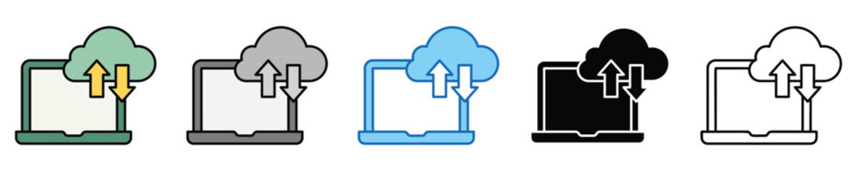 Aufkleber - Download Icons Set – Editable Vector Icons in Multiple Styles