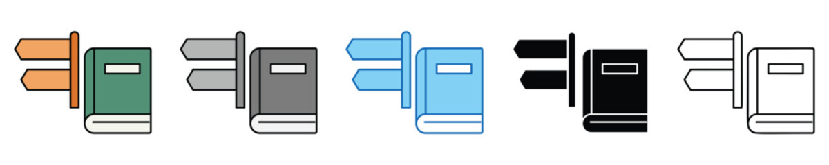 Poster - Guideline Icons Set – Editable Vector Icons in Multiple Styles