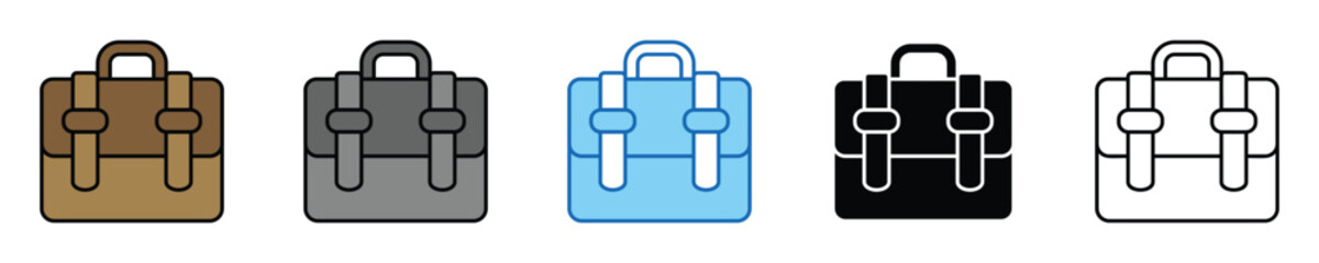 Poster - New Job Icons Set – Editable Vector Icons in Multiple Styles
