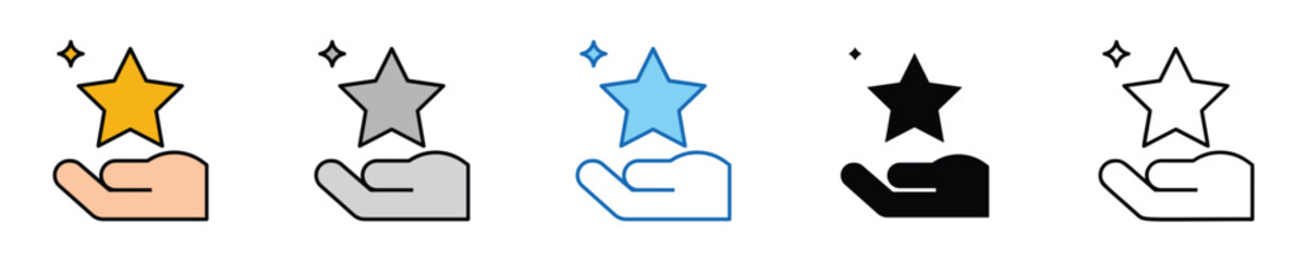 Aufkleber - Opportunity Icons Set – Editable Vector Icons in Multiple Styles