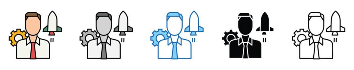 Poster - Potential Icons Set – Editable Vector Icons in Multiple Styles