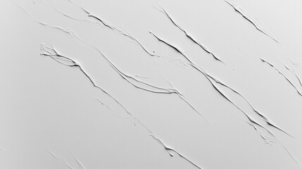 Fototapete - Textured white paint strokes spreading dynamically across canvas, revealing abstract artistic expression with layered visual depth