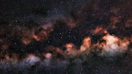 Wall Mural - milky way stars and constellations with a galaxy background.