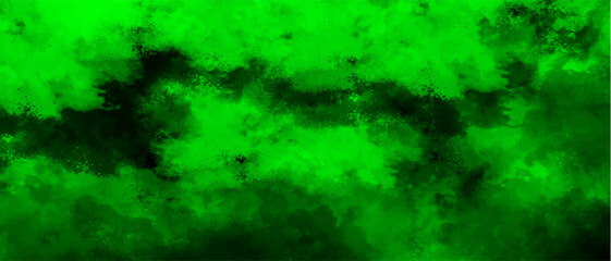 Aufkleber - Abstract vivid background with cloud-like texture in intense shades of green and black. Old green paper background with marbled vintage texture. Dense, foggy atmospheric  with layered, nebula effect