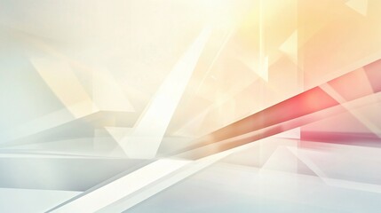 Aufkleber - Abstract geometric background with soft pastel colors and dynamic lines