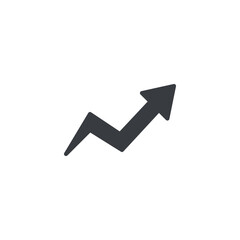 Poster - curved arrow vector icon