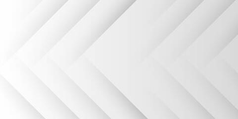 Poster - white and gray rectangle geometric concept technology modern futuristic subtle abstract background. 