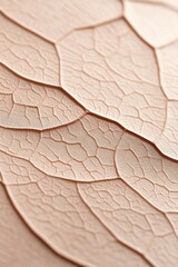 Poster - Close-up view of a textured organic surface, showcasing delicate, intricate patterns with a natural, softly muted color palette that evokes nature
