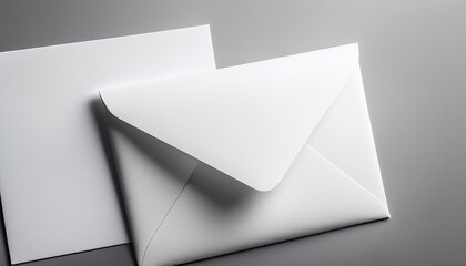 open envelope with blank paper