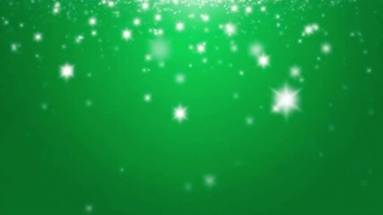 Poster - Shimmering Green Background with Soft Glowing Lights and Sparkles Ideal for Celebrations, Events, and Creative Designs