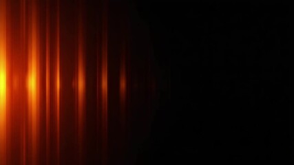 Poster - Abstract orange light rays with vertical lines on dark background creating a dramatic and modern visual effect for design purposes