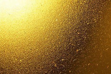 Aufkleber - Luxurious golden textured background with glowing light effect.
