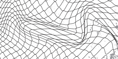 Curved net pattern. Seamless design for sportswear or equipment like soccer goals, volleyball nets, basketball hoops, hockey nets, and athletic gear. eps 10