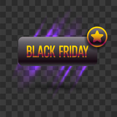 Poster - black friday. a banner for the sale of goods and services. an advertising poster for the store. mode