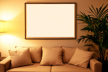 Poster - Minimalistic Interior Design with Natural Elements and Elegant Ceramic Decor, Generative AI