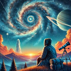 Canvas Print - variant join an astronomy club