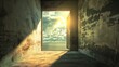 © Juan - Bright light from doorway in dark corridor