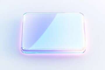 Poster - Futuristic frosted glass interface design for modern input field aesthetic