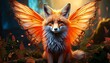 © Wat.Pt - Fantasy fox with butterfly wings