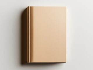 Poster - Pastel yellow hardcover book icon for design, branding, and digital projects