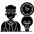 © Amir - Time Management Icon Vector Element