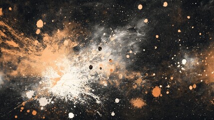Wall Mural - Abstract galaxy splash of paint in space background