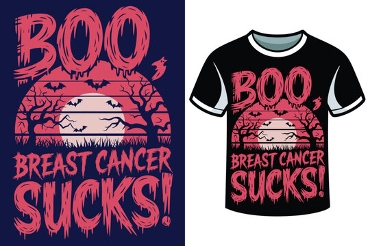 A vintage retro Halloween t-shirt design