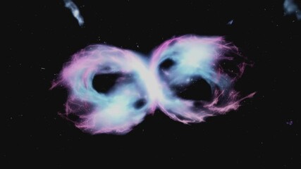 Wall Mural - galactic dance of cosmic entities in the vastness of outer space