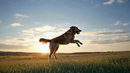 Aufkleber - golden retriever dog