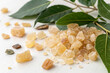 © Miraz - Styrax Resin for Smoking Fish and Meat, Aromatic Natural Ingredient on White Background