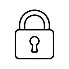 Poster - lock icon vector illustration for security privacy protection safety and access control system