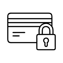 Poster - Secure credit card payment protection online banking safety and financial transaction security icon
