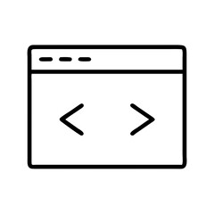 Poster - Code development website programming icon vector illustration design template for ui ux