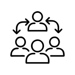 Poster - Teamwork collaboration network connection people group communication process workflow management system